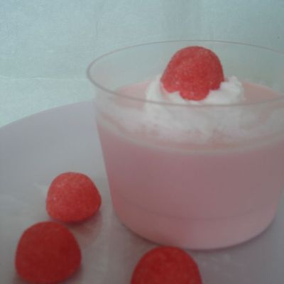 pannacota aux fraises tagada