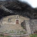 photos:petite chapelle après Monistrol,Bruno, moi a Saugues et paysage 