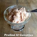 Glace praliné & Gavottes® (sans sorbetière)