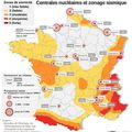 Mashup des centrales #nucléaires & zonage sismique en France ... Les Liaisons dangereuses ! #Fessenheim