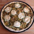 349 - Pizza au pesto et au chèvre