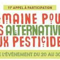 La semaine pour les alternatives aux pesticides a démarré !
