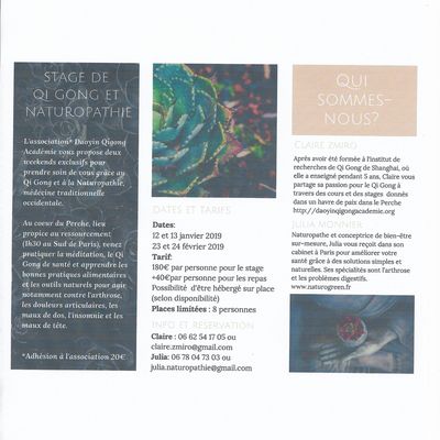 WEEK END Qi gong et naturopathie