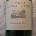 - Château Durfort-Vivens, Margaux 1995 -