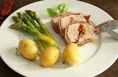 Filet mignon farci à la mozzarella et aux tomates séchées