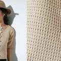 Veste au crochet pour femme : au point tunisien