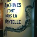 Les archives font dans la dentelle