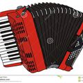Francoise et la musique: l'accordéon
