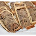 Mini pâté en croûte canard , pigeon aux morilles