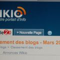 Classement WIKIO mars 2009 : 22e position !!!