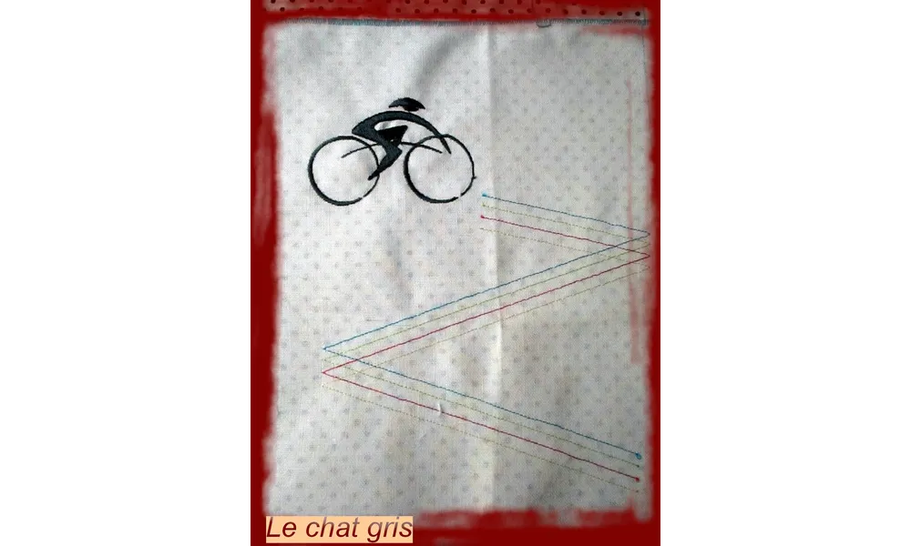 cycliste sur la route