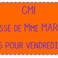 CM1 Mme Martin - Sciences pour vendredi 2 avril 2020
