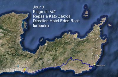 Jour 3 : Vaï, Kato Zachros, Ierapetra 