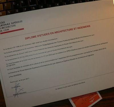 Diplôme d'étude en architecture et ingénierie 