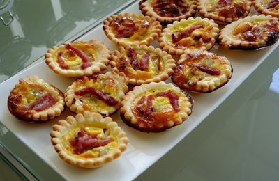 Mini quiches lorraines