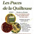 Les puces de la quilteuse de Léognan