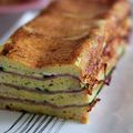 CROQUE CAKE JAMBON COURGETTES