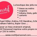 Une e-boutique à découvrir : Motif Personnel 