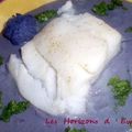 Filet de flétan sur son crémeux de chou-fleur