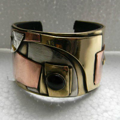 bracelet empilage de métaux