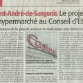 La création de la grande surface Hyper Casino de 2 500 m² à Saint-André n'aura pas lieu