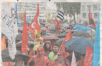 Manifestation contre les retraites