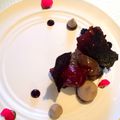 Cassis, cacao, mousse au chocolat de Kei Kobayashi