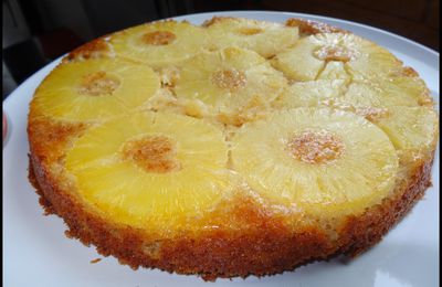 "Gâteau renversé à l'ananas"