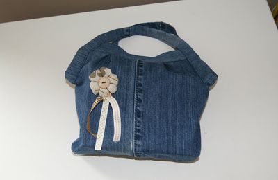 mini sac en jean recup'