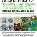 MEDIATHEQUE PLURIELLE DE VERNIOZ - EXPOSITION ARTISTIQUE DES ENFANTS DES ECOLES :