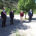 Cérémonie du 76ème anniversaire de la tragédie du Maquis Ventoux à IZON-la-BRUISSE (Drôme)