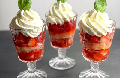 Trifle aux fraises