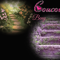 fleurir un escalier extérieur...