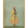 A portrait of Nawab Muhsin Khan, Mughal India, first half 18th century