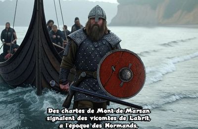 Les chartes de Mont-de-Marsan signalent des vicomtes de Labrit, à l'époque des Normands, qui envahirent (Vadaron) leur château, en 841.