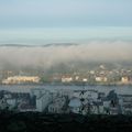 Le brouillard sur le Rhône...