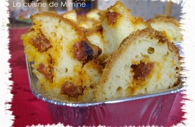 Cake Comté-Chorizo, pour un apéro piquant !