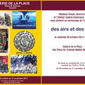 Exposition "DES AIRS ET DES LIEUX" - Galerie de la Place - Auxerre - 20 octobre au 11 novembre 2017