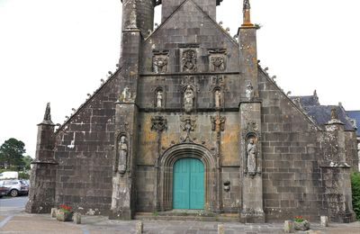 L'église Notre-Dame de Bonne-Nouvelle à Hôpital-Camfrout (29) le 28 juin 2021