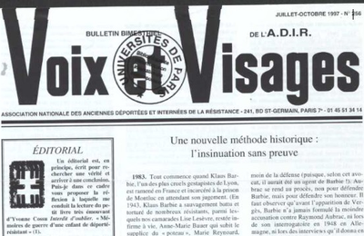 ADIR - Voix et visages