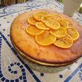 Gâteau yaourt, crème à l'orange