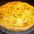 Quiche poireaux/chèvre/lardons