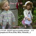 Tuto n° G10: un gilet pour les grandes....