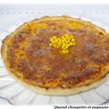 TARTE AU POTIMARRON, A L'EMMENTAL & AU PAVOT