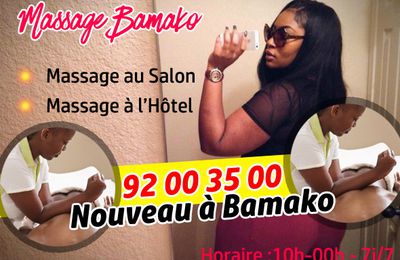 Massage Bamako VIP : 92 00 35 00