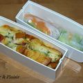Lunch box Cake & rouleaux de printemps
