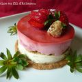 Layer cake speculoos-poire-fraise