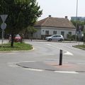 Rond-point à Zagreb (Croatie)