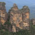 Les trois soeurs dans les blues mountains, qui sont véritablement bleues