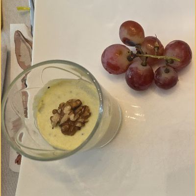 Verrines d'asperges vertes